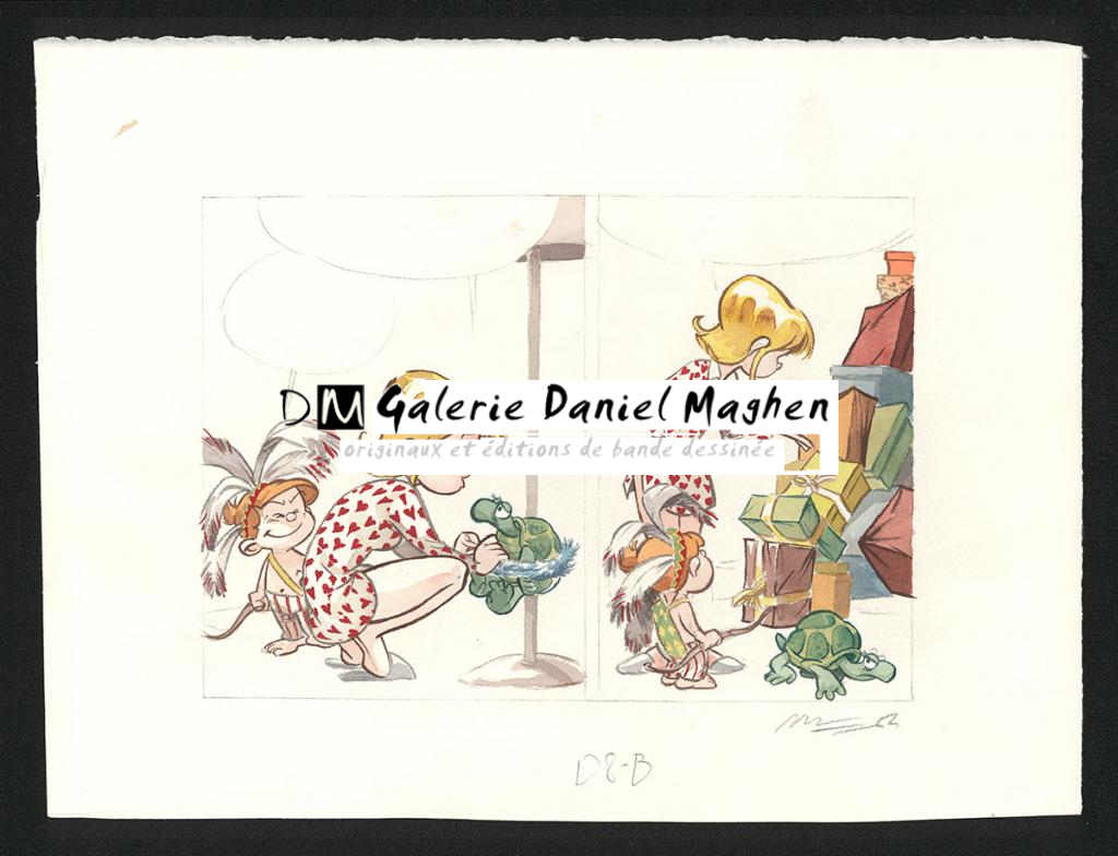 Planche originale - José Luis Munuera - Aquarelle sur papier - 5406