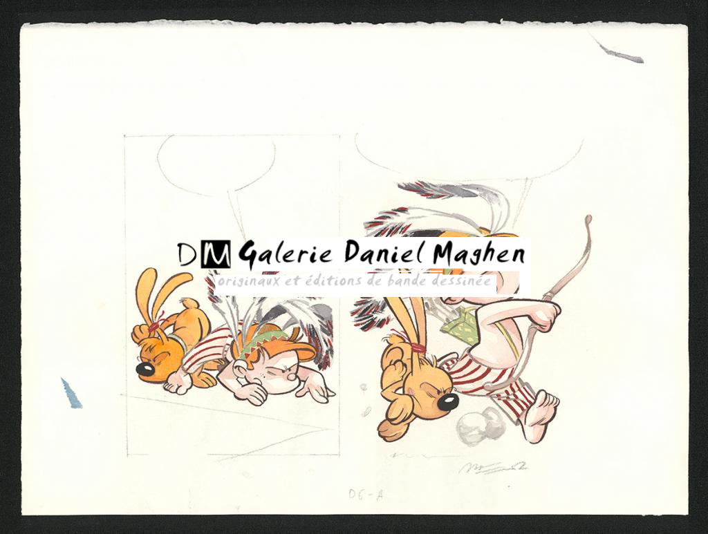 Planche originale - José Luis Munuera - Aquarelle sur papier - 5405