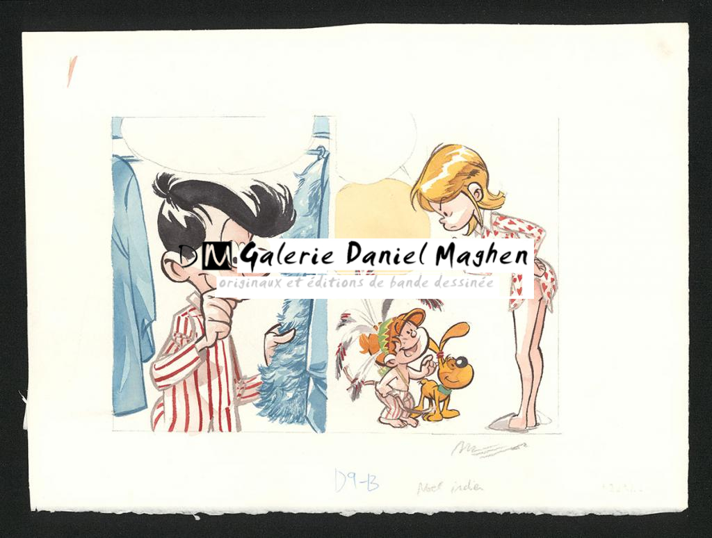 Planche originale - José Luis Munuera - Aquarelle sur papier - 5404