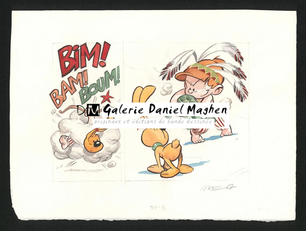 Planche originale - José Luis Munuera - Aquarelle sur papier - 5539