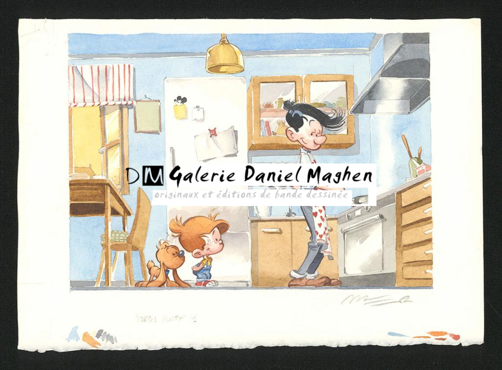 Planche originale - José Luis Munuera - Aquarelle sur papier - 5518