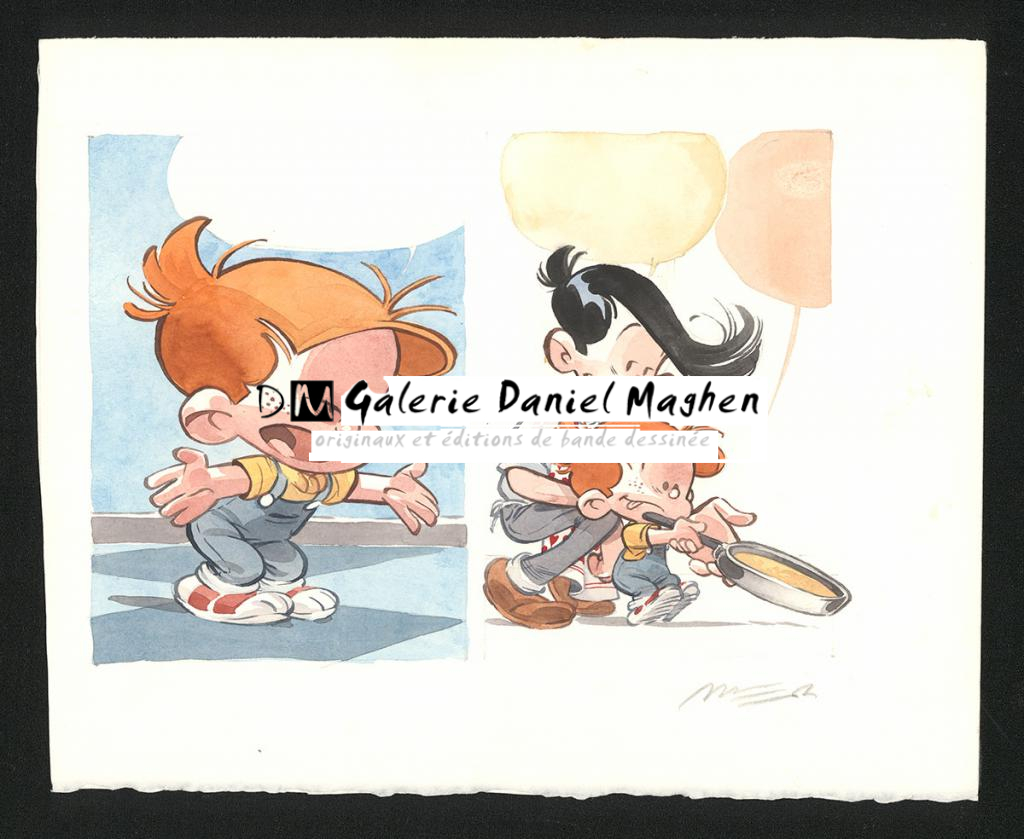 Planche originale - José Luis Munuera - Aquarelle sur papier - 5521