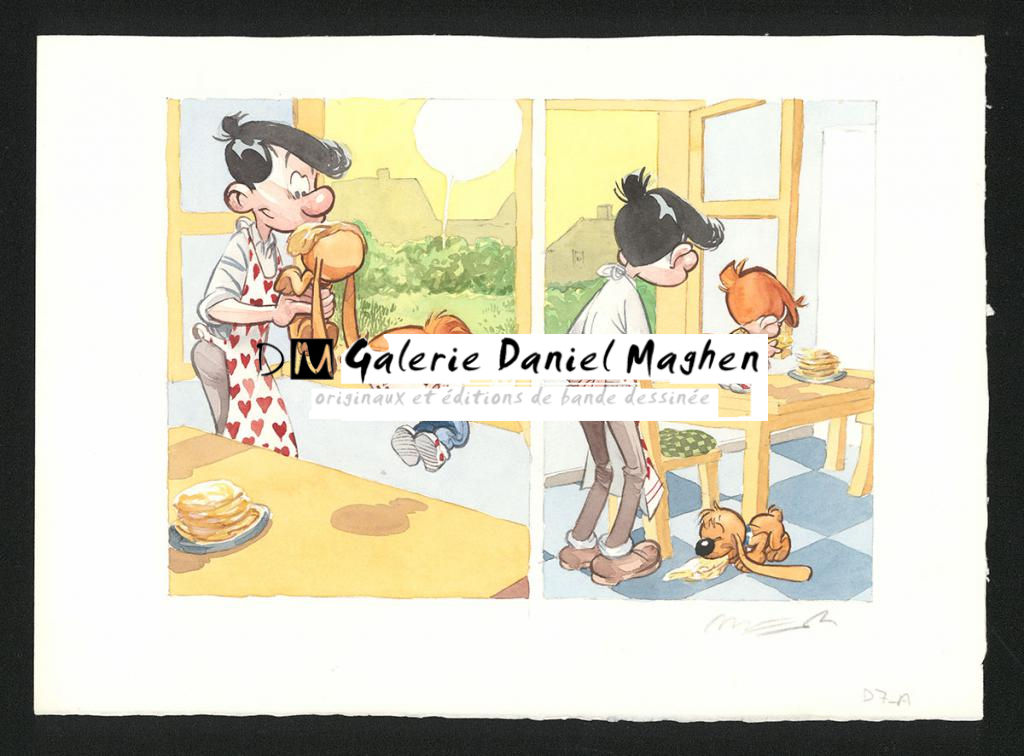 Planche originale - José Luis Munuera - Aquarelle sur papier - 5520