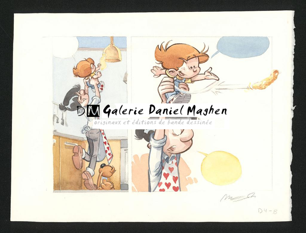 Planche originale - José Luis Munuera - Aquarelle sur papier - 5209