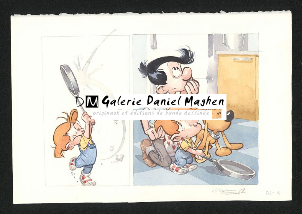 Planche originale - José Luis Munuera - Aquarelle sur papier - 5378