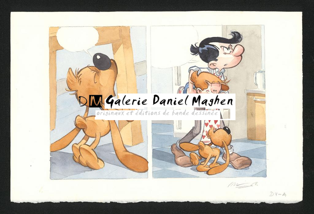 Planche originale - José Luis Munuera - Aquarelle sur papier - 5377