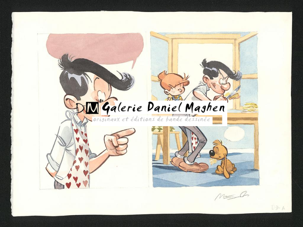 Planche originale - José Luis Munuera - Aquarelle sur papier - 5376