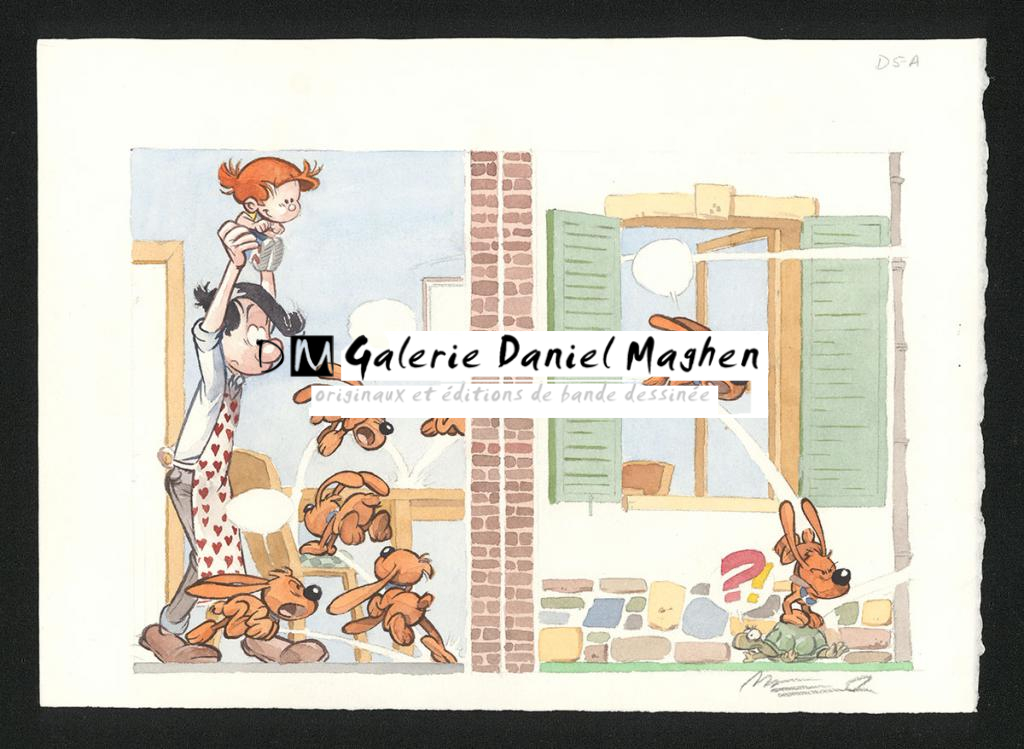 Planche originale - José Luis Munuera - Aquarelle sur papier - 5375