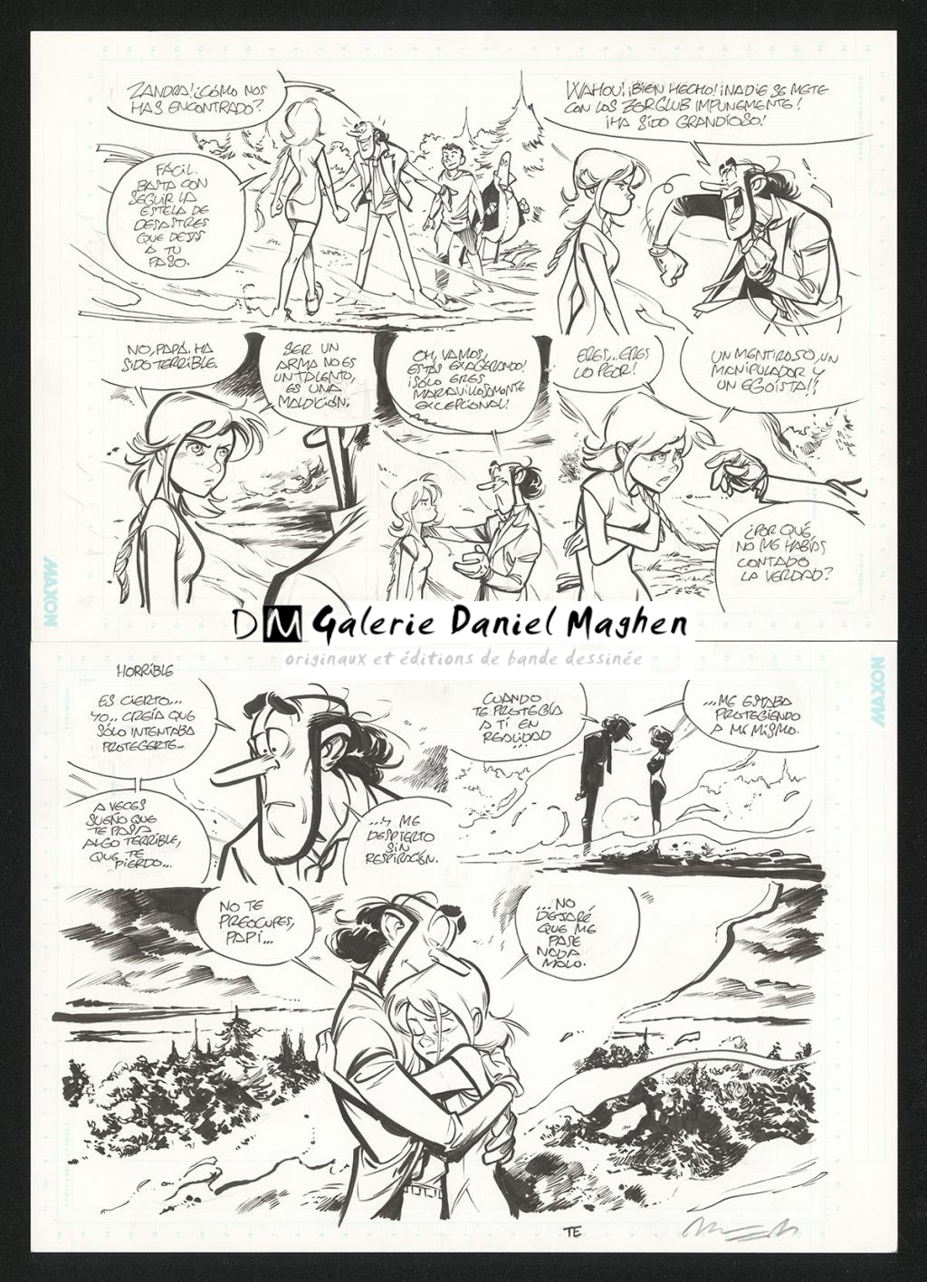 Planche originale 60 - José Luis Munuera - Encre de Chine sur papier - 5533