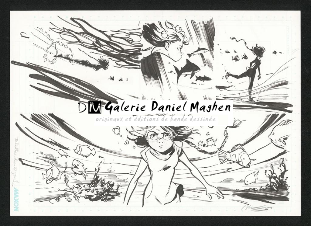 Demi-planche originale 41 - José Luis Munuera - Encre de Chine sur papier - 5534