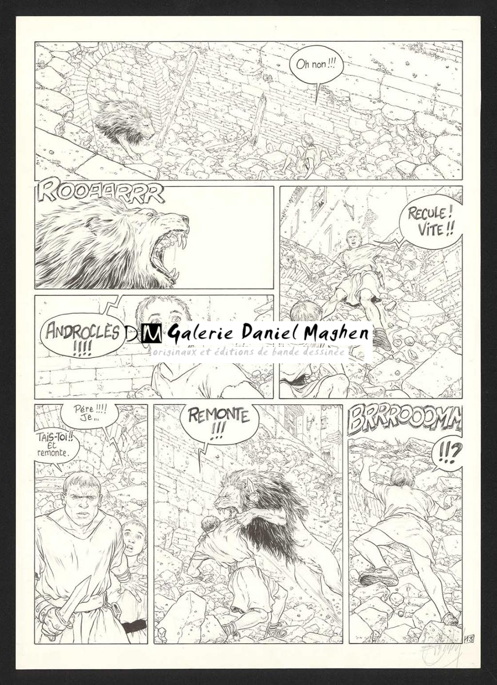 Planche originale n°13 - Philippe Delaby - Encre de Chine sur papier - 5621