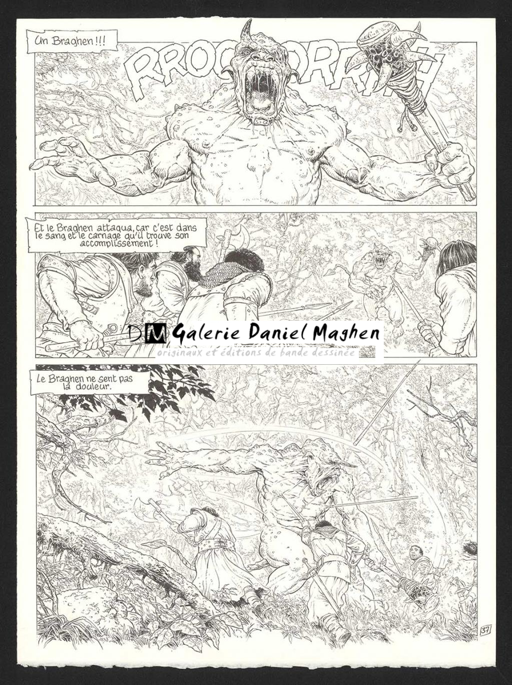 Planche originale n°37 - Philippe Delaby - Encre de Chine sur papier - 5622