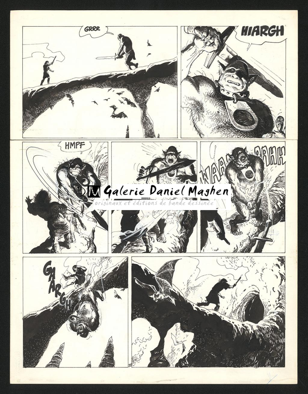 Planche originale n°35 - Grzegorz Rosinski - Encre de Chine sur papier - 5975