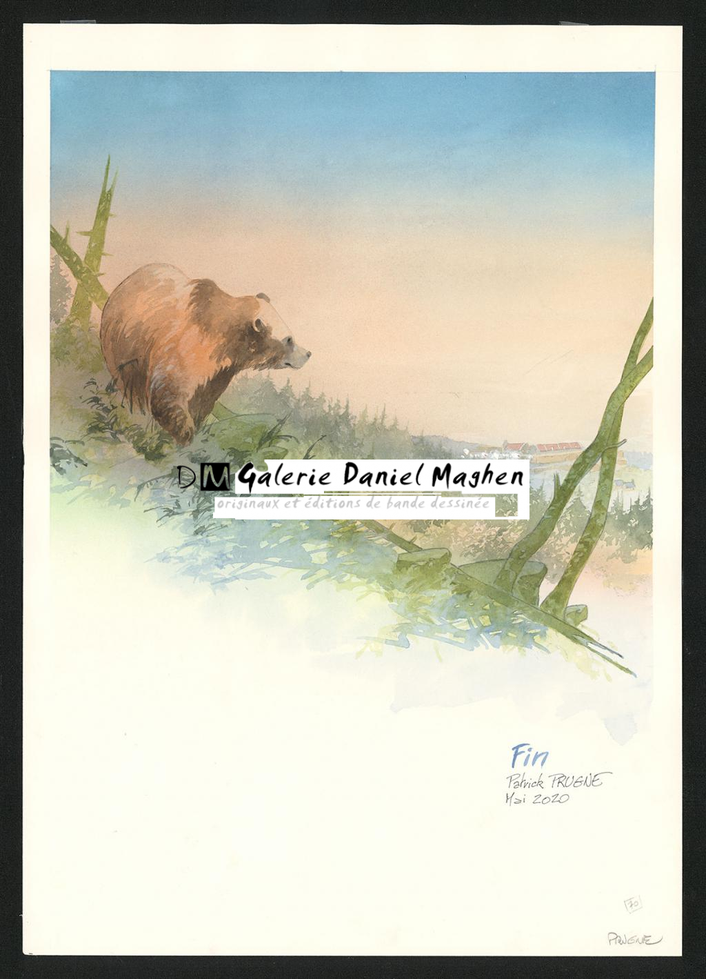 Planche originale n°70 - Patrick Prugne - Aquarelle et crayon sur papier - 5340