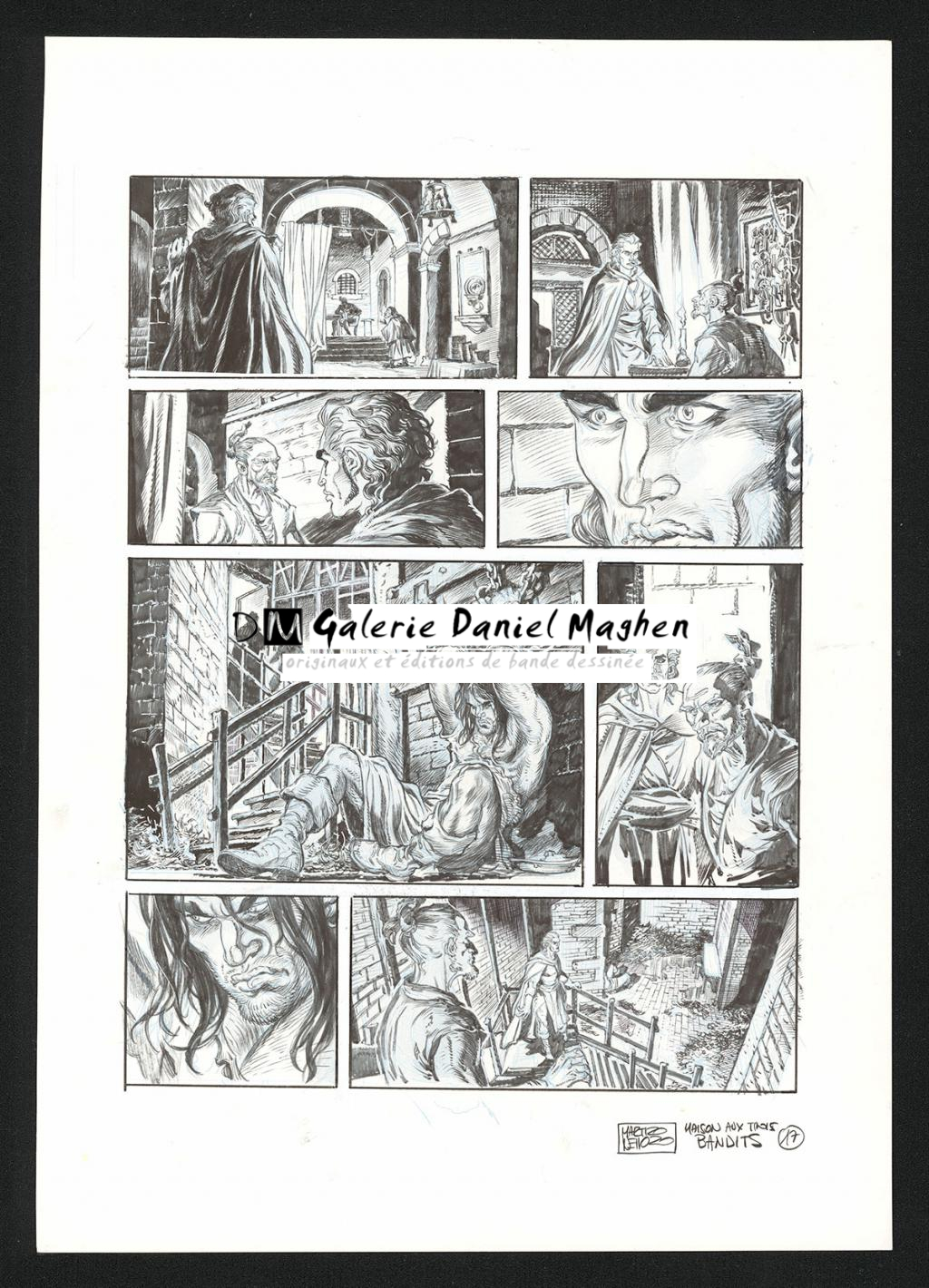 Planche originale n°17 - Paolo Martinello  - Encre de Chine sur papier - 5728