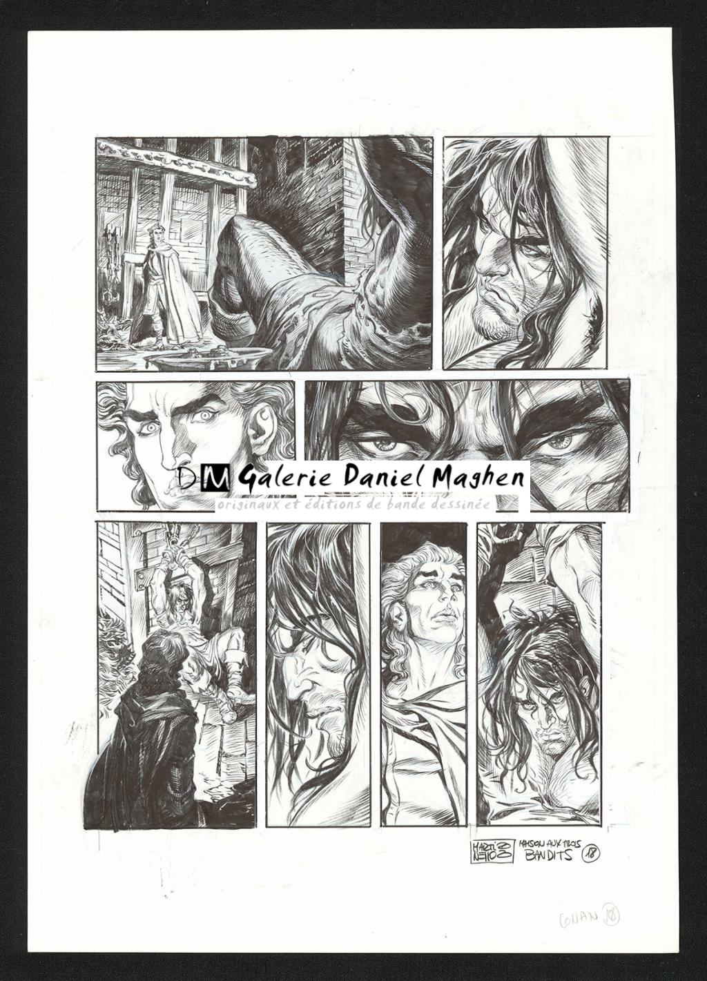 Planche originale n°18 - Paolo Martinello  - Encre de Chine sur papier - 5729