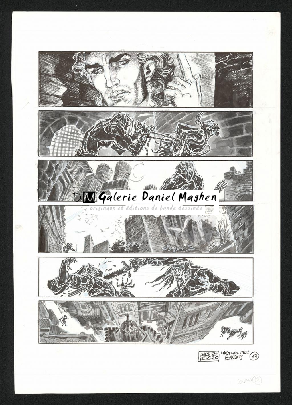 Planche originale n°19 - Paolo Martinello  - Encre de Chine sur papier - 5730