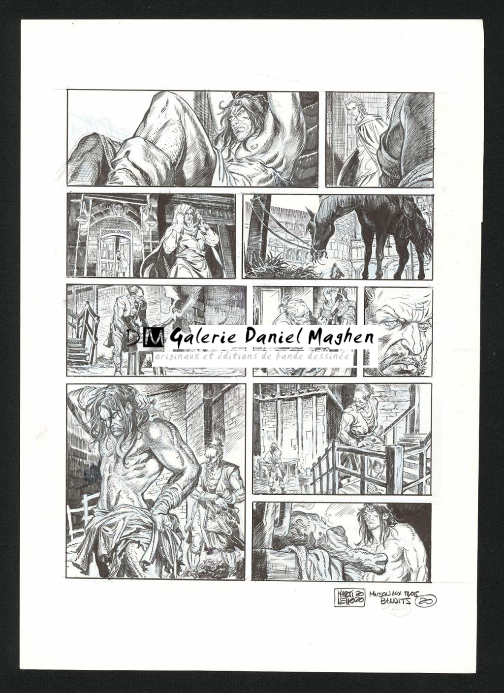 Planche originale n°20 - Paolo Martinello  - Encre de Chine sur papier - 5731