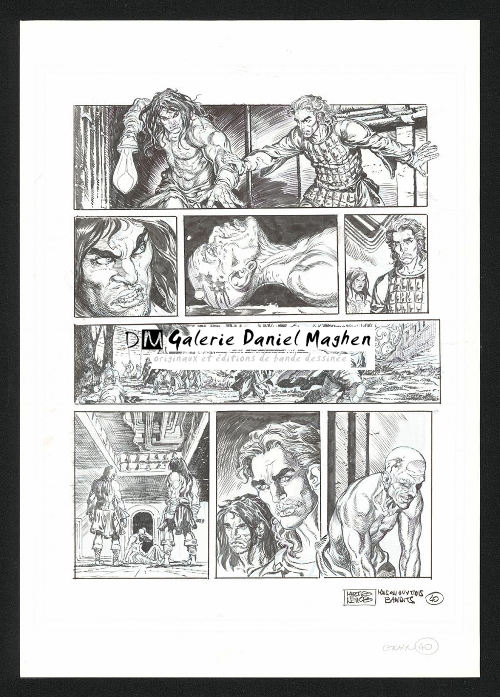 Planche originale n°40 - Paolo Martinello  - Encre de Chine sur papier - 5735