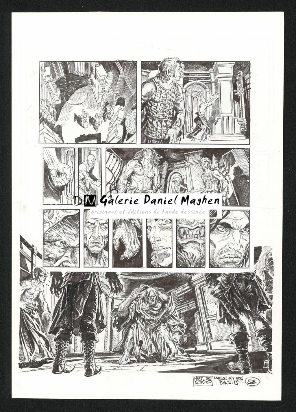 Planche originale n°52 - Paolo Martinello  - Encre de Chine sur papier - 5737