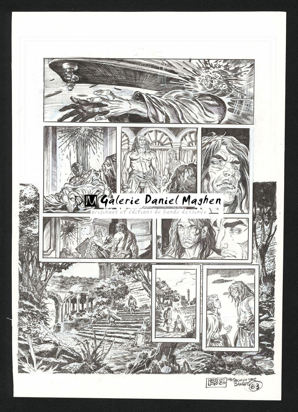 Planche originale n°63 - Paolo Martinello  - Encre de Chine sur papier - 5745