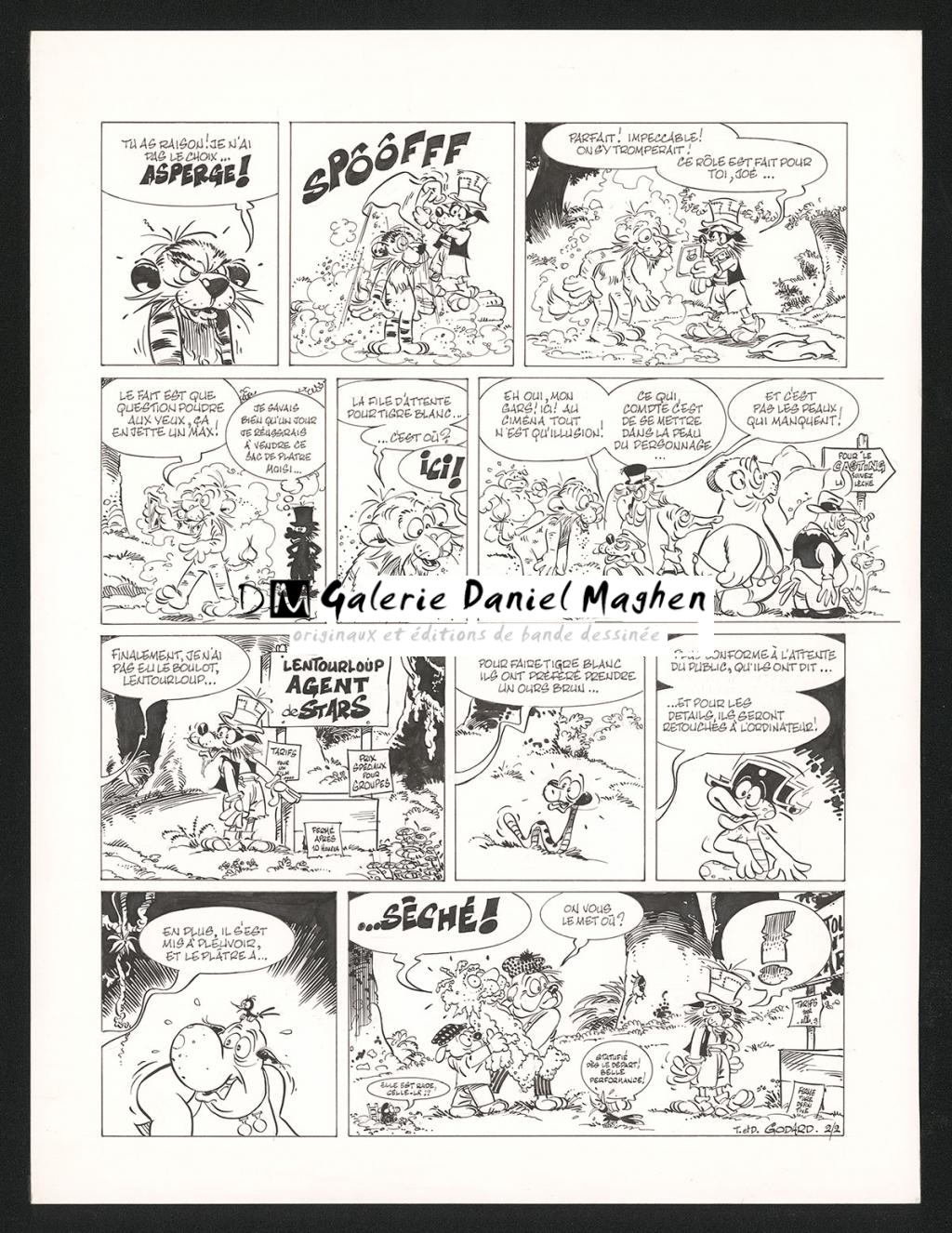 Planche originale n°2 - Christian Godard - Encre de Chine sur papier - 5771