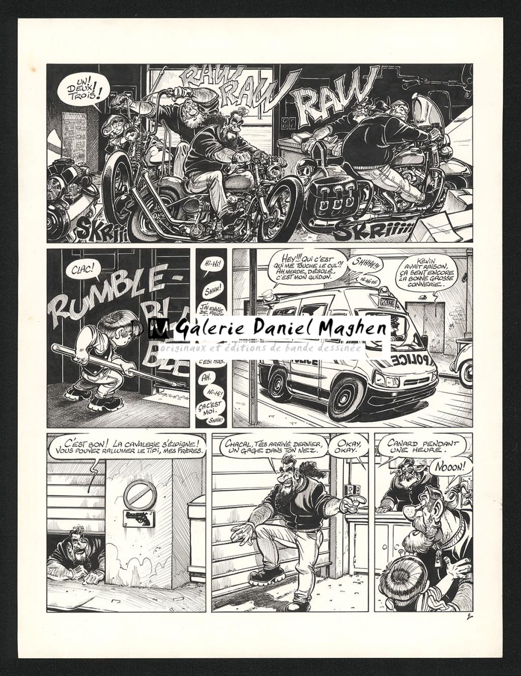 Planche originale n°2 - Coyote - Encre de Chine sur papier - 5395