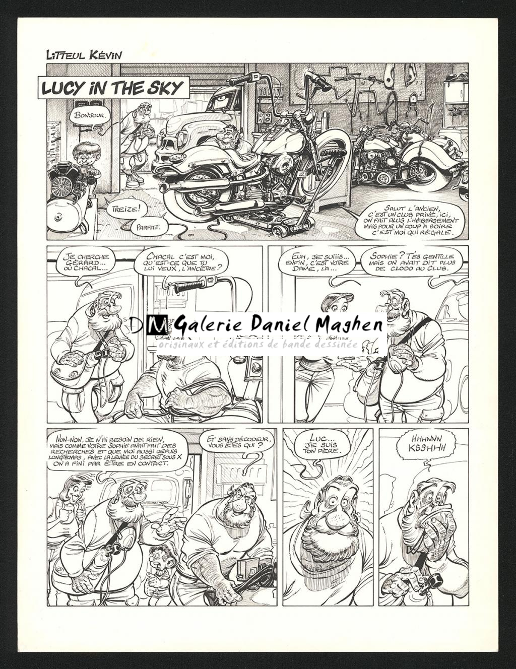 Planche originale n°1 de l'histoire Lucy in the sky - Coyote - Encre de Chine sur papier - 5400