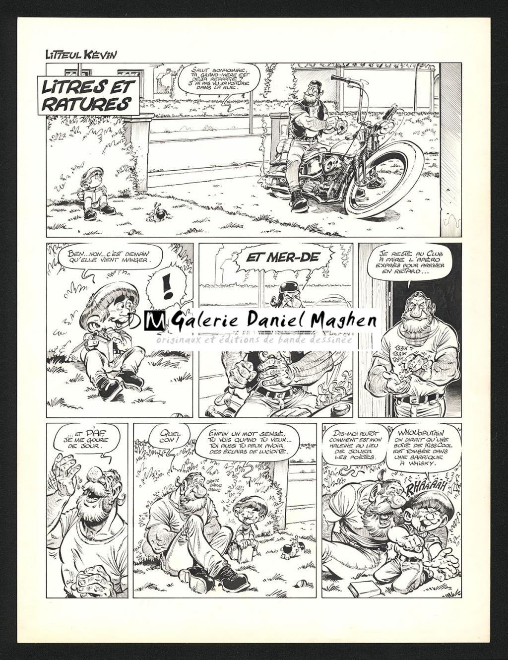 Planche n°1 originale de l'histoire Litres et ratures - Coyote - Encre de Chine sur papier - 5401