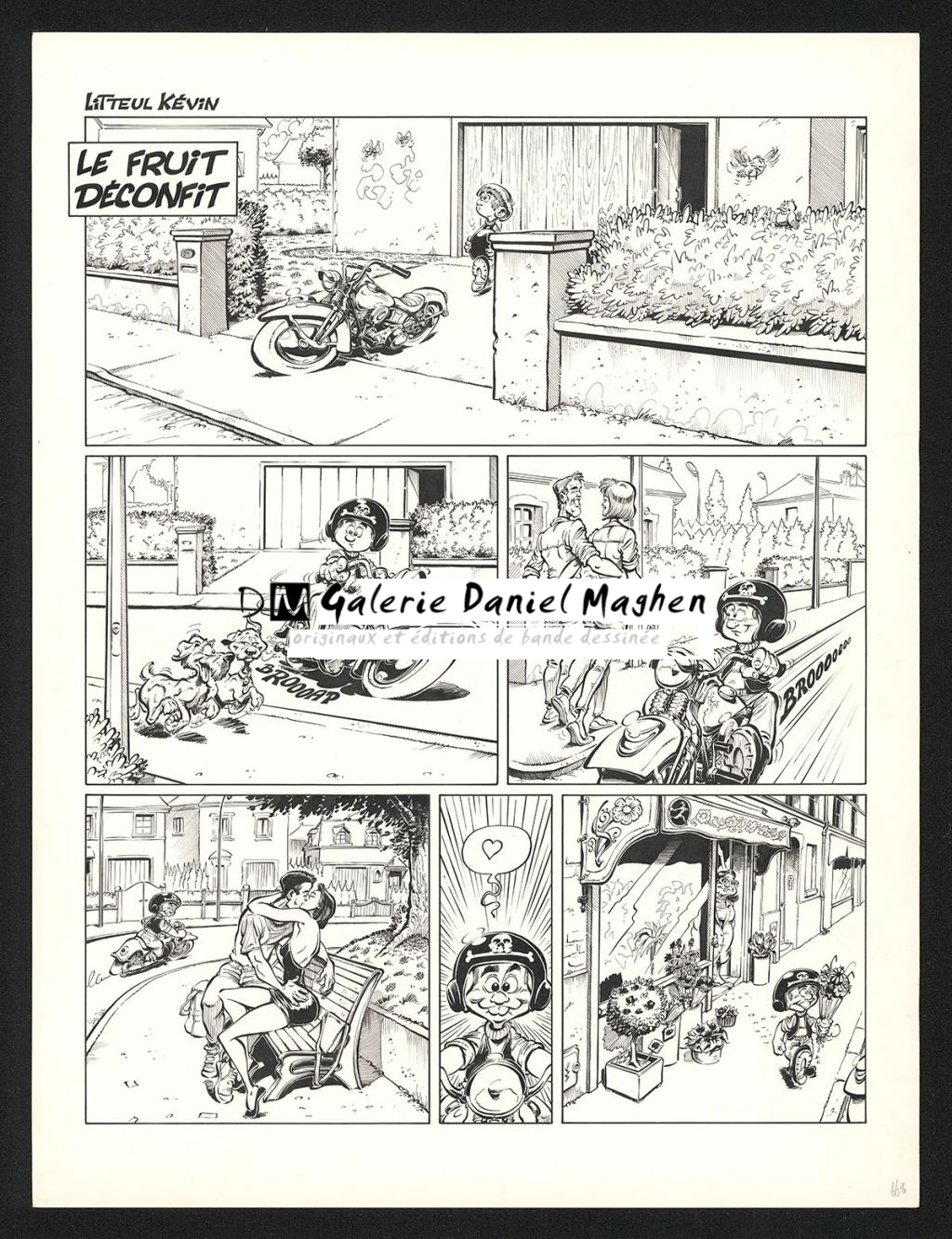 Planche originale n°1 de l'histoire Le fruit déconfit - Coyote - Encre de Chine sur papier - 5220