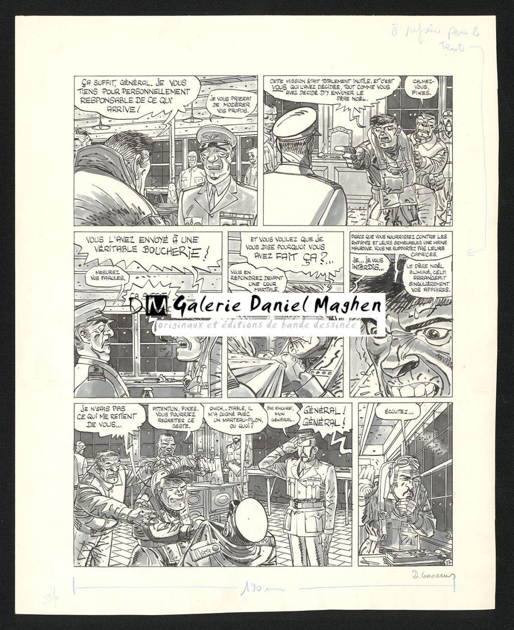 Planche originale n°27 - Daniel Goossens - Encre de Chine sur papier - 5330