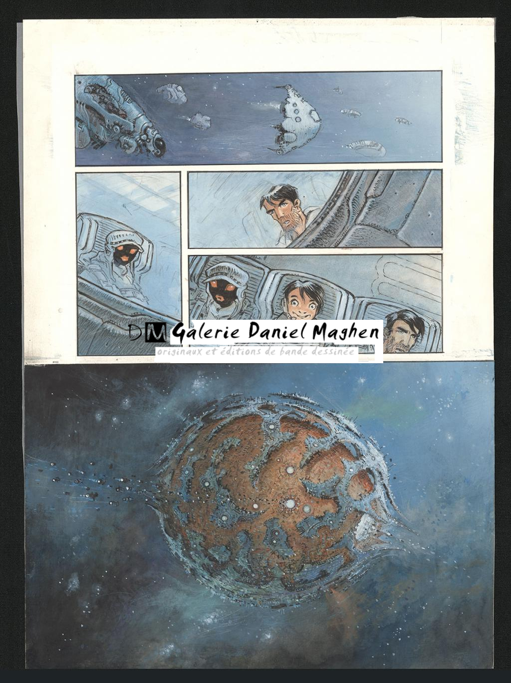 Planche originale n°20 - Serge Pellé - Acrylique, encres et crayon sur papier - 5837