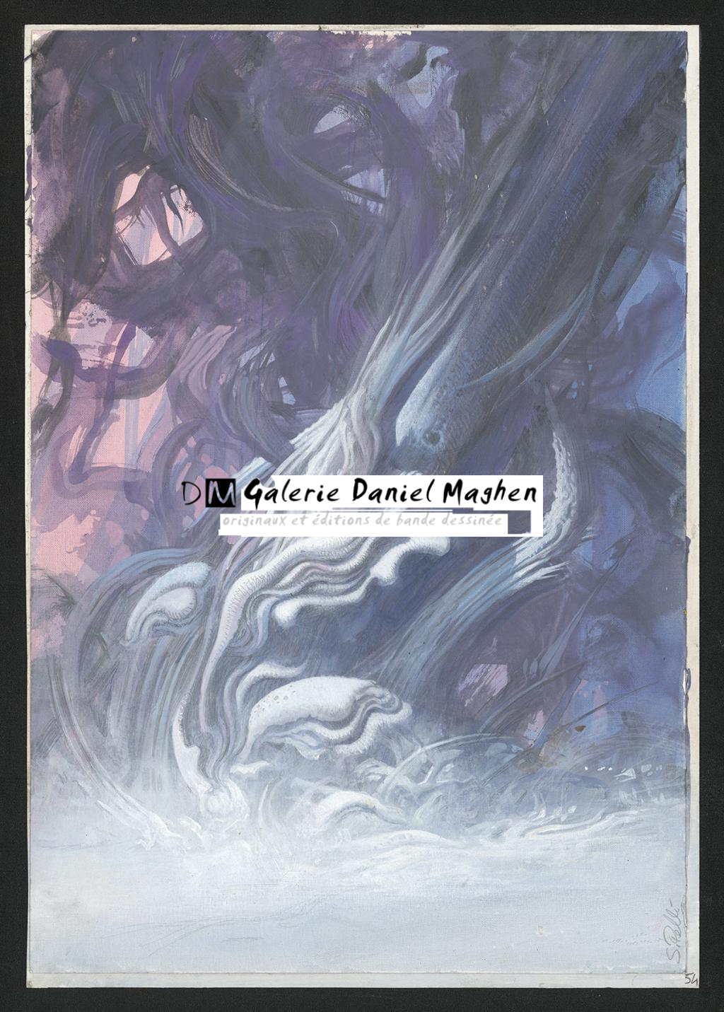 Planche originale n°54 - Serge Pellé - Acrylique, encres et crayon sur papier - 5818