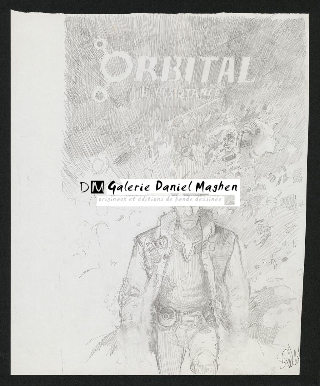 Crayonné original de recherche de couverture - Serge Pellé - Mine de plomb sur papier - 5249