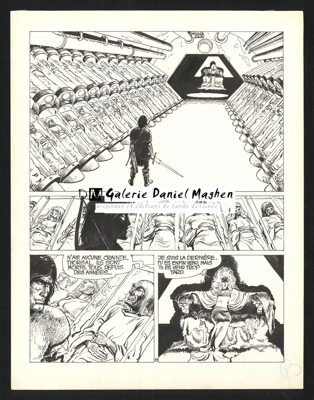 Planche originale n°43 - Grzegorz Rosinski - Encre de Chine sur papier - 5928