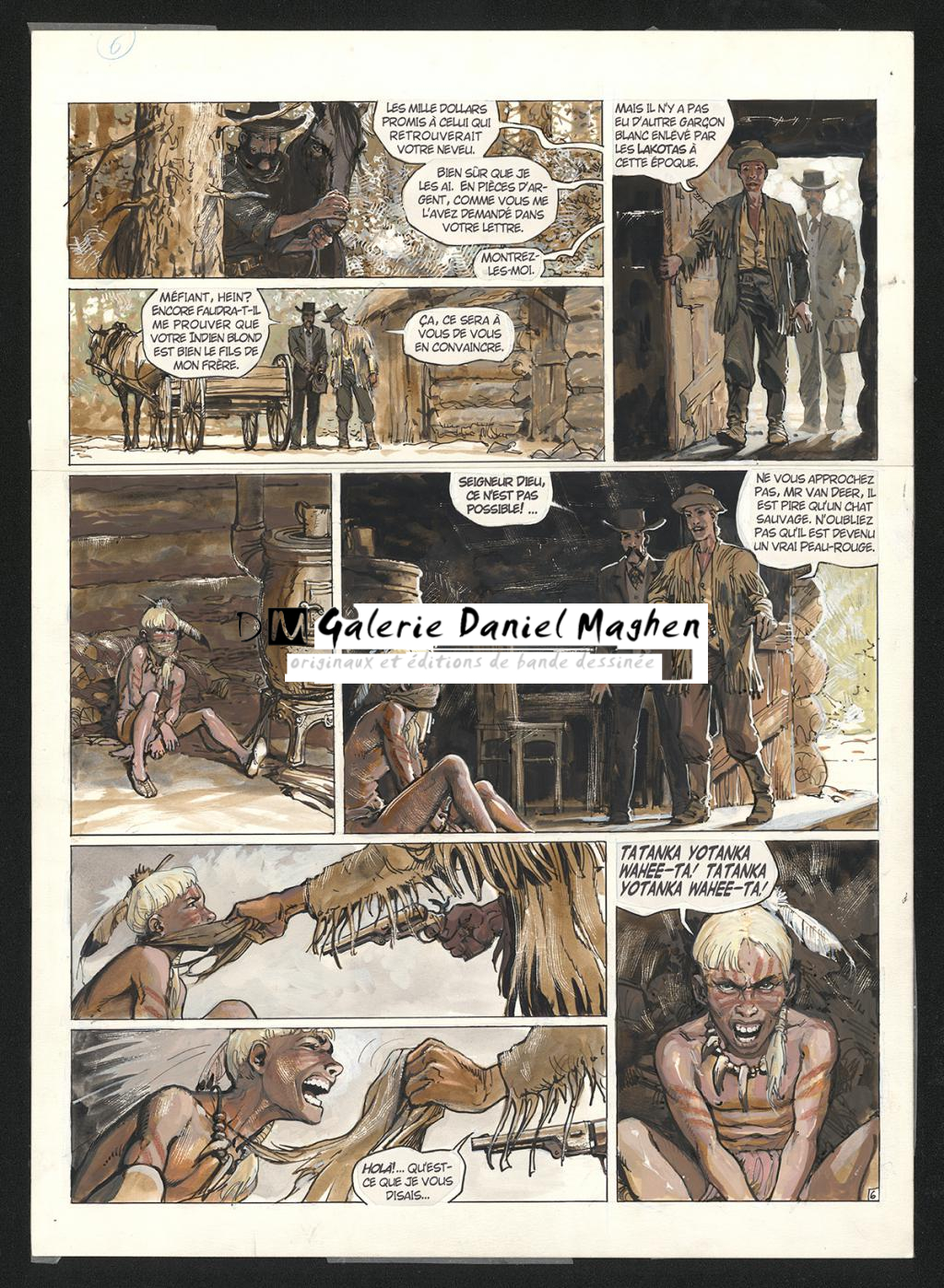 Planche originale n°6 - Grzegorz Rosinski - Technique mixte - 6035