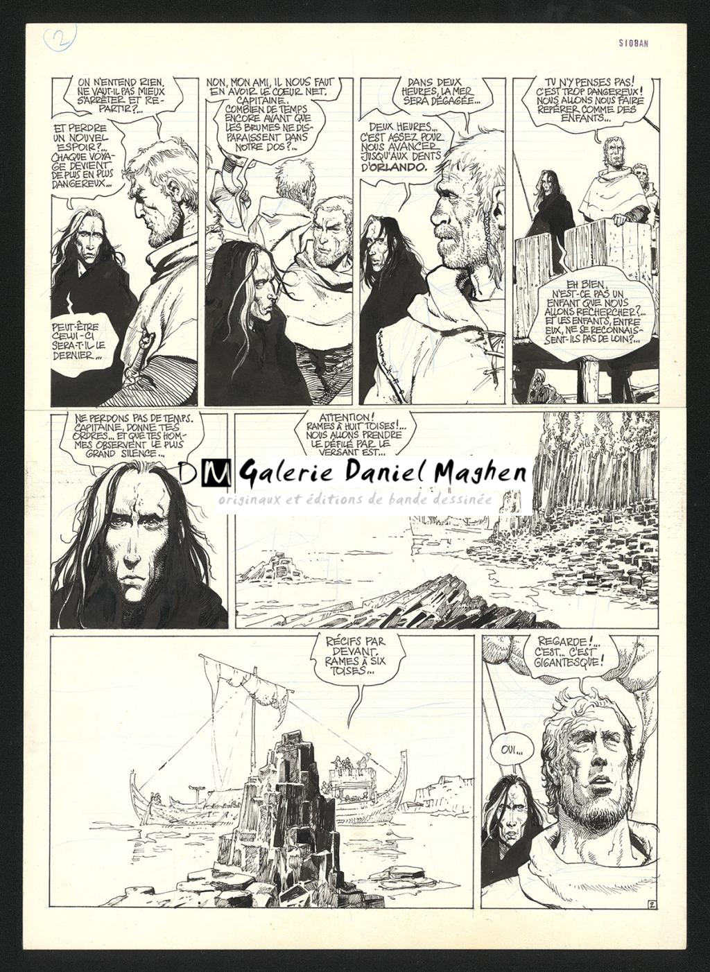 Planche originale n°2 - Grzegorz Rosinski - Encre de Chine sur papier - 6034