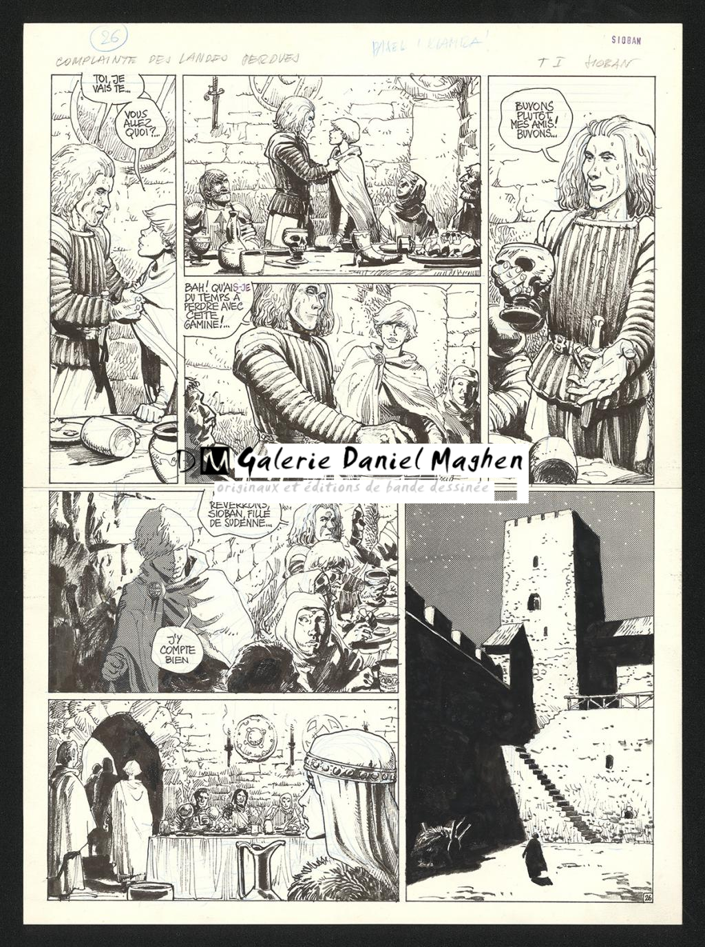 Planche originale n°26 - Grzegorz Rosinski - Encre de Chine et trame sur papier - 5971