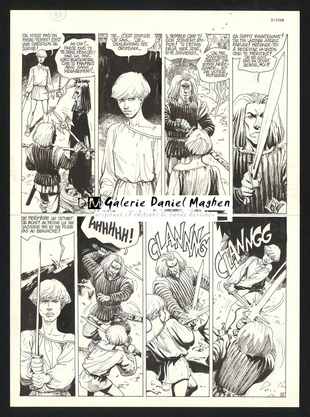 Planche originale n°31 - Grzegorz Rosinski - Encre de Chine sur papier - 6044