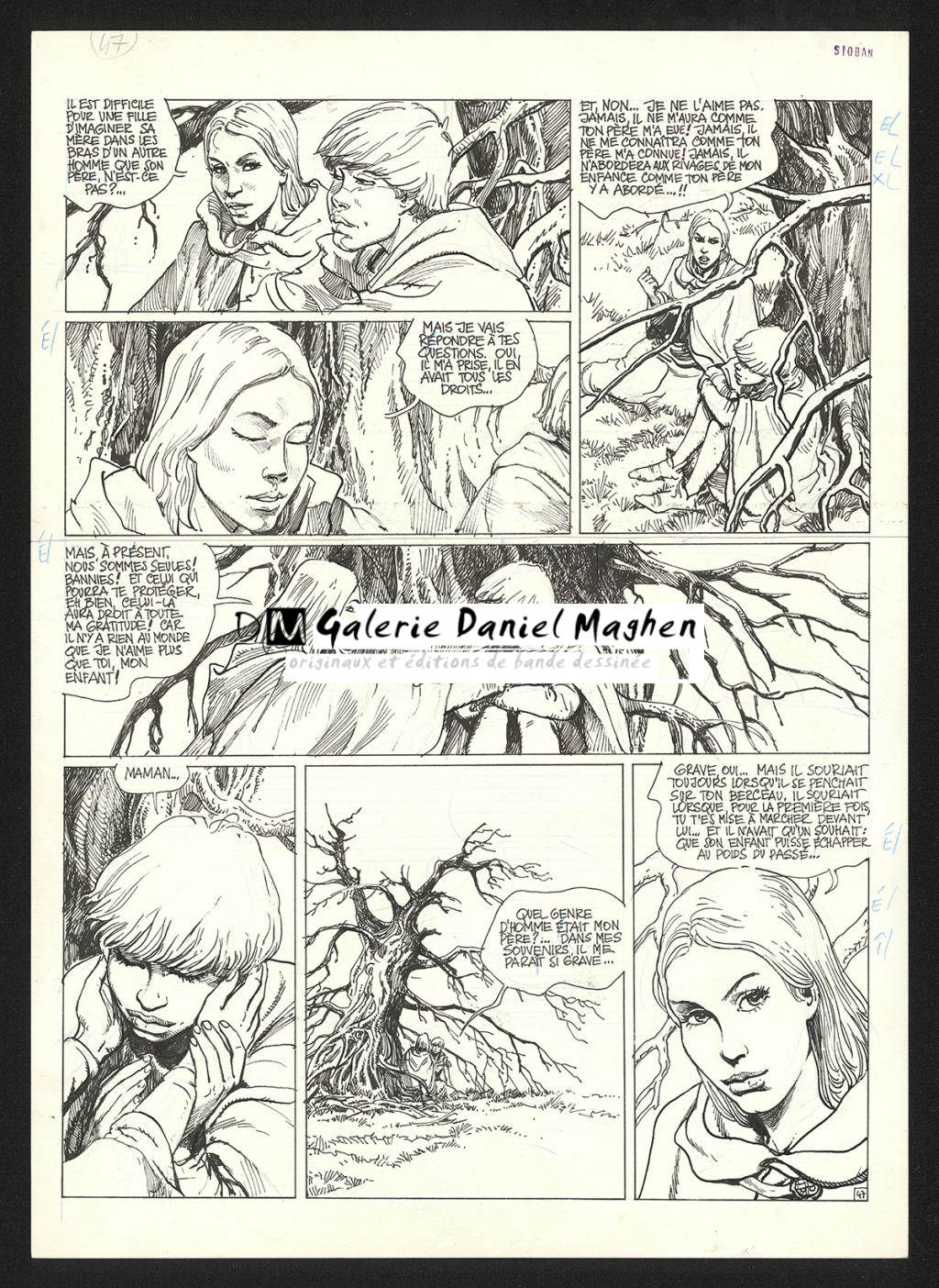 Planche originale n°47 - Grzegorz Rosinski - Encre de Chine sur papier - 5946