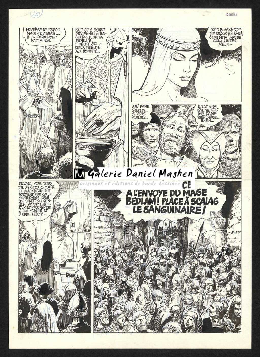 Planche originale n°20 - Grzegorz Rosinski - Encre de Chine sur papier - 5949