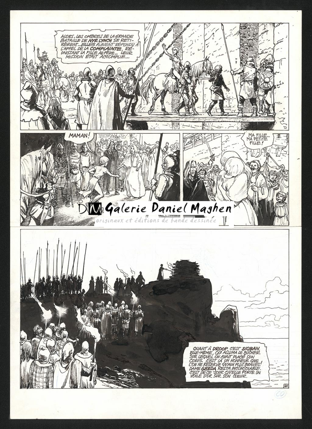 Planche originale n°60 - Grzegorz Rosinski - Encre de Chine sur papier - 5951