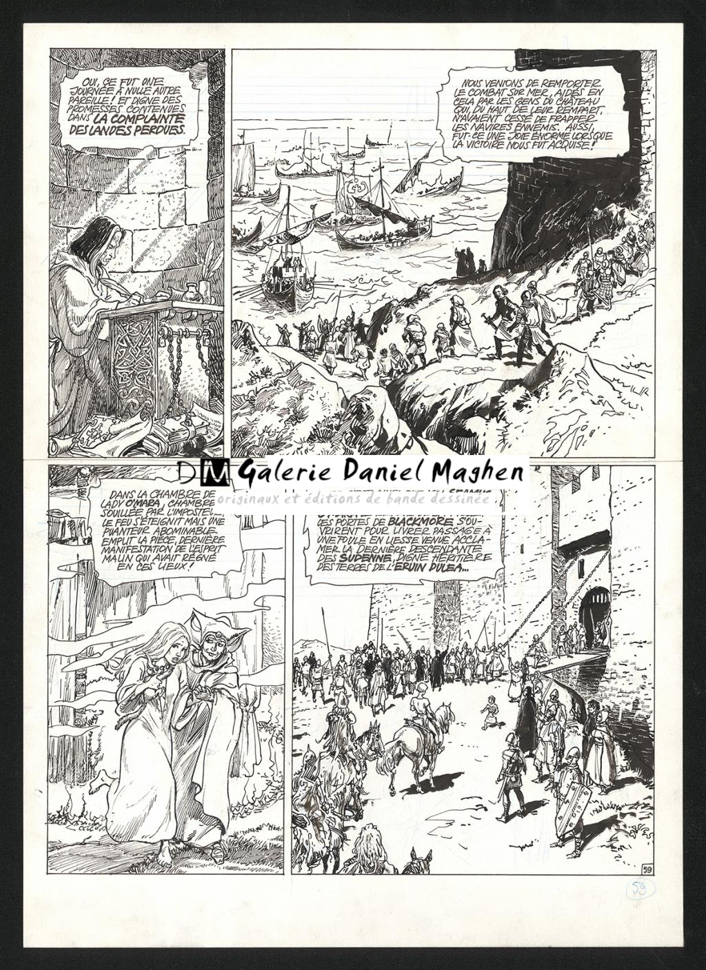 Planche originale n°59 - Grzegorz Rosinski - Encre de Chine sur papier - 5952