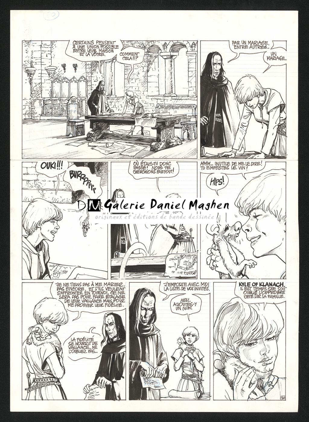 Planche originale n°30 - Grzegorz Rosinski - Encre de Chine sur papier - 5955