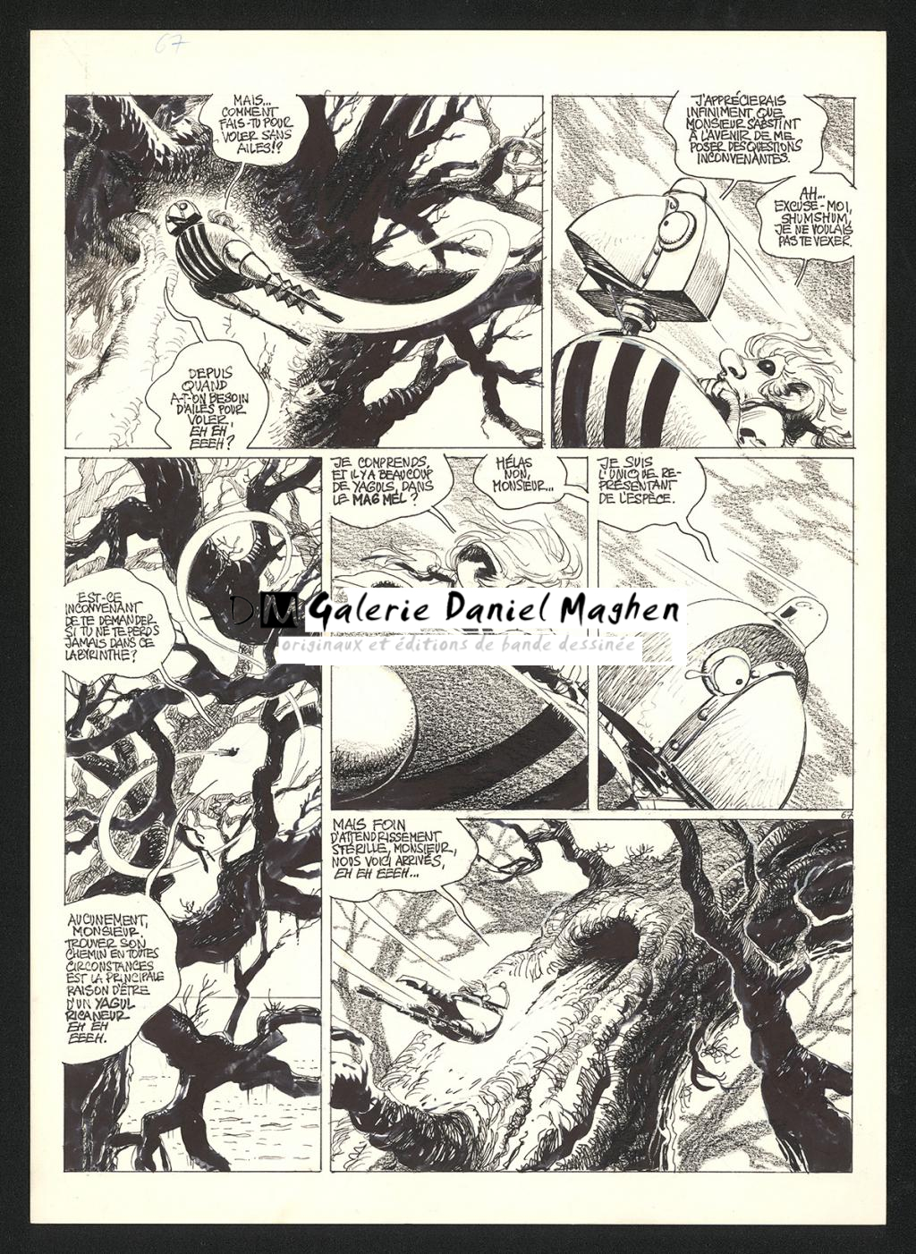 Planche originale n°67 - Grzegorz Rosinski - Technique mixte sur carton fort - 5962