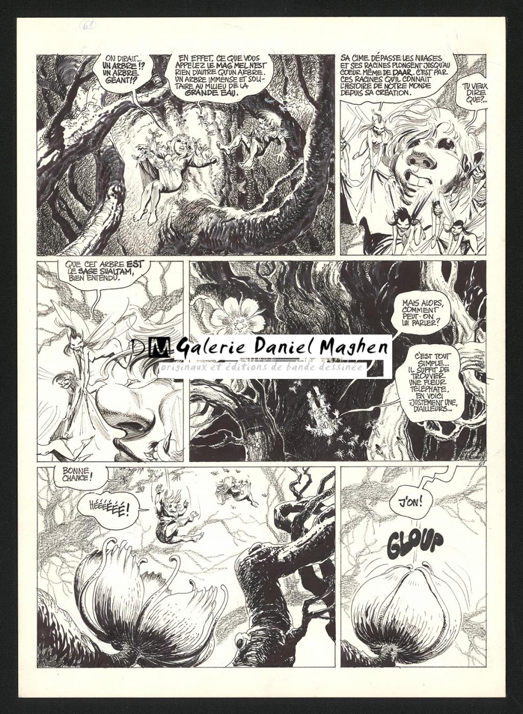 Planche originale n°61 - Grzegorz Rosinski - Technique mixte sur carton fort - 5963