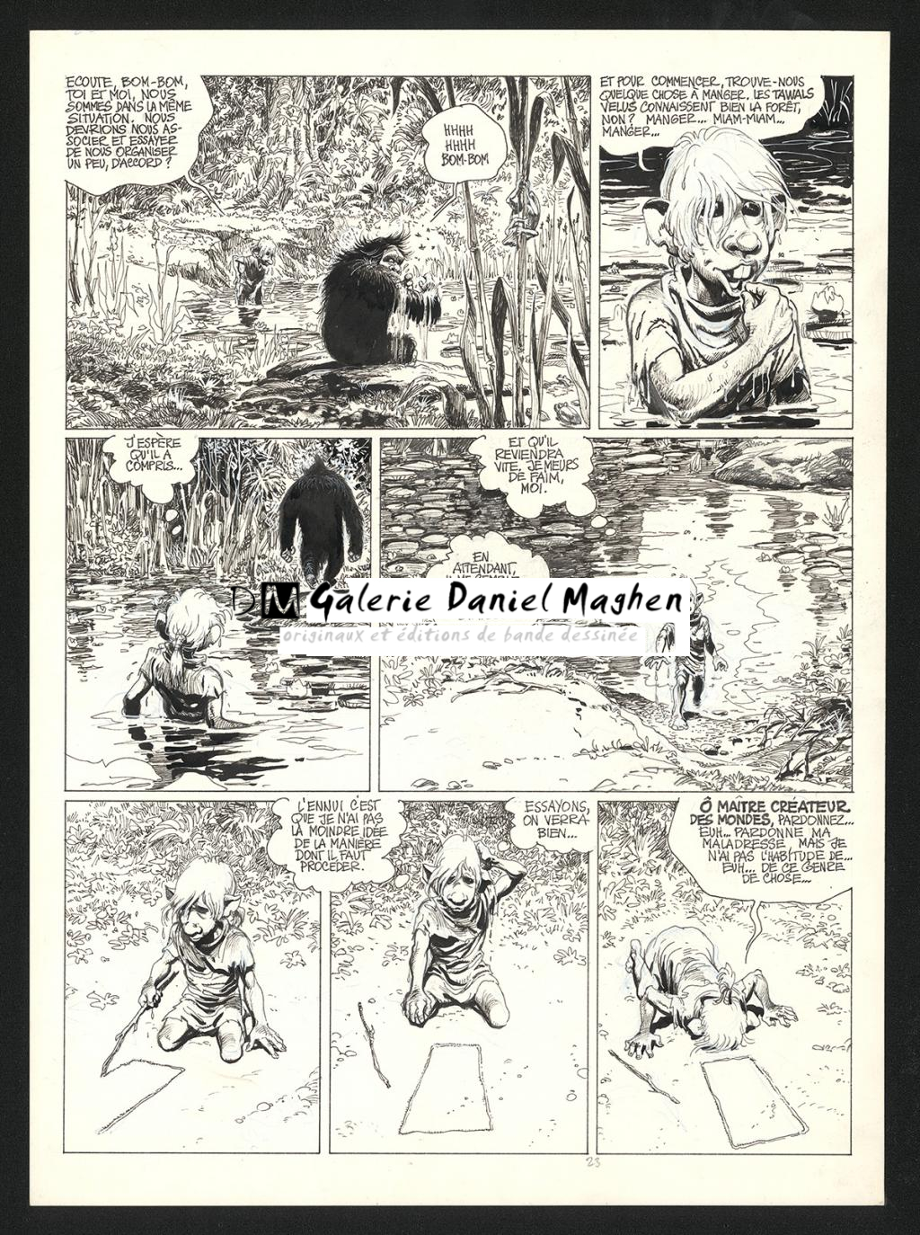 Planche originale n°23 - Grzegorz Rosinski - Technique mixte sur papier - 5944