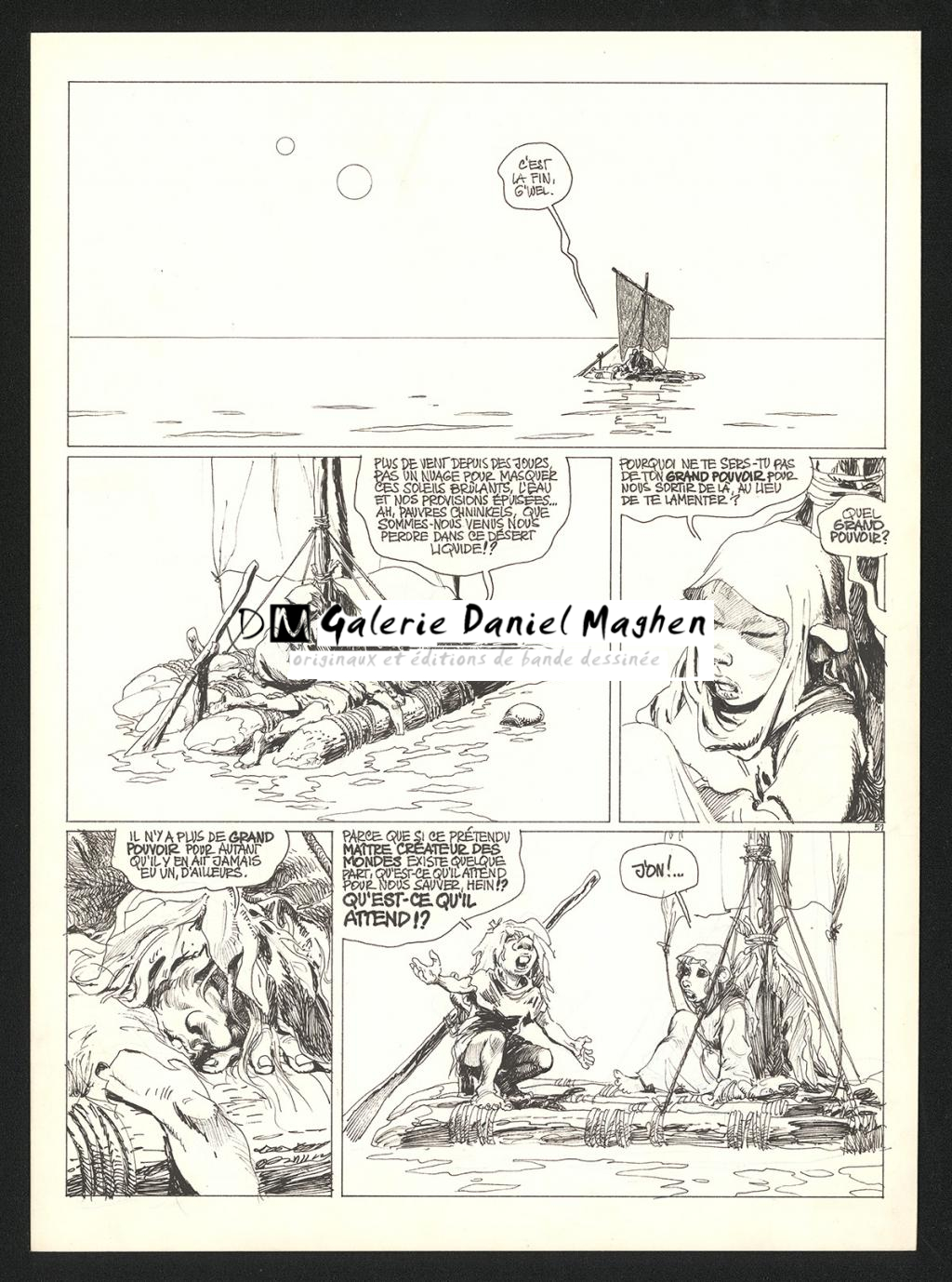 Planche originale n°51 - Grzegorz Rosinski - Technique mixte sur carton fort - 5943