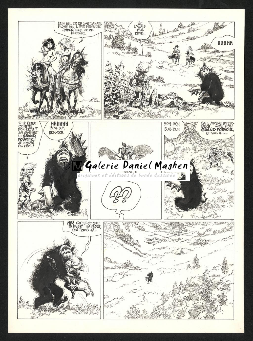 Planche originale n°20 - Grzegorz Rosinski - Technique mixte sur papier - 5942