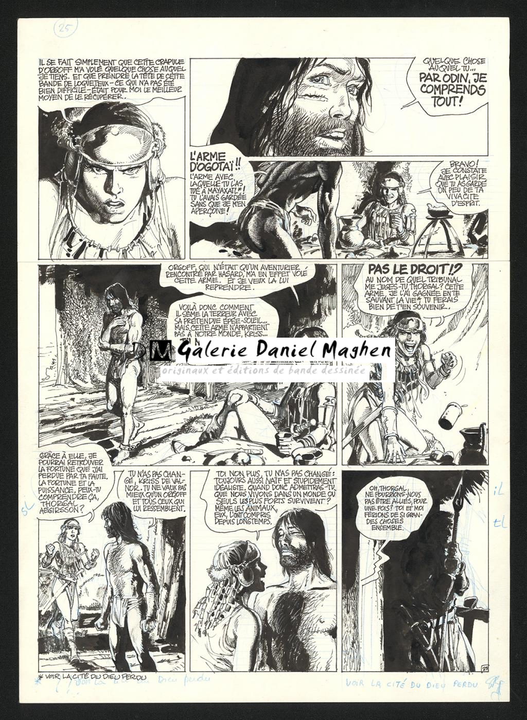 Planche originale n°25 - Grzegorz Rosinski - Encre de Chine sur papier - 5939